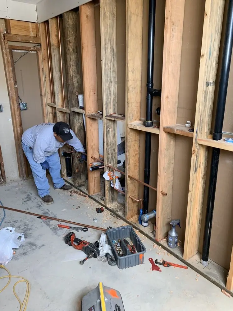 Commercial rough-in plumbing for Water Heater Replacement in Williams Contrivance Estates